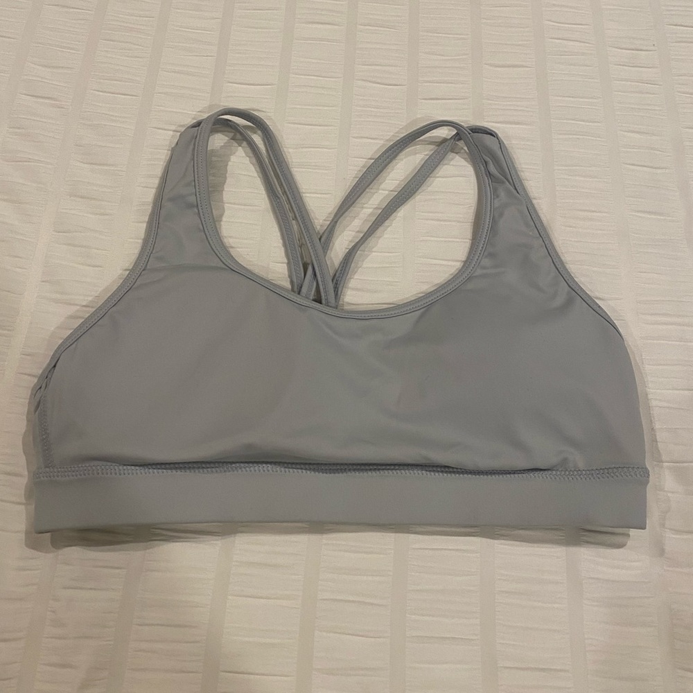 Cloud blue sariya Ptula sports bra.